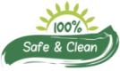 100% safe and clean